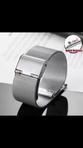 22mm 20mm 18mm 16mm Milan Loop Belt Quick Release Metal Mesh Belt for Samsung Galaxy for Huawei Watch Universal Strap Flat Head