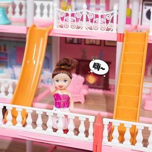 Childrens Princess Villa Dream Castle DIY Playhouse Toys Girls Birthday Toys Puzzle Toys