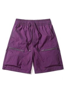 Quick Dry Summer Thin Neutral Workwear Shorts Mens Five-Quarter Casual Trendy Sporty Pants Street Style Natural Waist