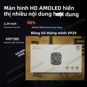 Đồng Hồ Thông Minh S10 Plus VP29 4G LTE Bộ Nhớ Trong 128GB Màn Hình 2.29 Inch Camera Xoay GPS Hỗ Trợ Gọi Video Ứng Dụng Tiktok Whatsapp App Store Hệ Điều Hành Android
