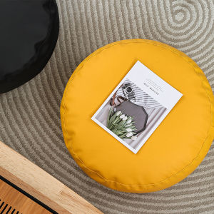 Đệm Ngồi Tròn Dày Bằng Da Nhật Bản Đệm Ngồi Tatami Đệm Ngồi Thường Ngày Đệm Ngồi Không Cần Giặt Đệm Ngồi Tròn Màu Trơn Đệm Ngồi Tròn