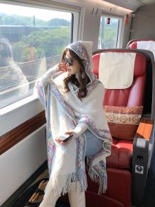 BILLI ZILLY | Khăn Quàng Knitted Dân Tộc Bohemian Phụ Nữ Thu Đông Đa Năng