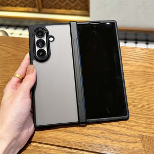 Hinge Protection Transparent Shockproof Phone Case For Samsung Galaxy Z Fold 7 Fold7 5G 2025 Clear Hard PC Protective Back Cover