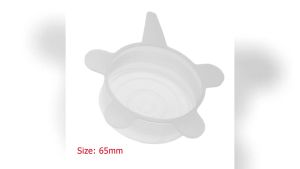 1-5Pcs Stretch Silicone Lids Heat Resistant Reusable Food Wrap Bowl Pot Pan Cover Universal Cookware Lid Kitchen Refrigerator