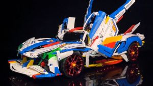 Đồ Chơi Lắp Ráp Kiểu LEGO Mô Hình Xe Điều Khiển Từ Xa Deus Vayanne MY88007A Tỉ Lệ 1:10 Với 2178 Mảnh Ghép Chi Tiết