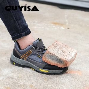 Sepatu Safety Pria Import Horse Ujung Besi Anti Paku Ringan Model Sporty