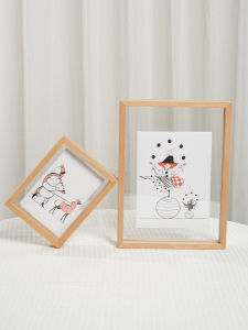 Transparent Double-Sided Cartoon Photo Frame 3D Hollow