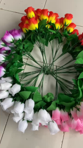 Bunga Tangkai Kuncup Tulip Jual Perlusin Bunga Dekorasi Warna-warni untuk Penggunaan Dekoratif