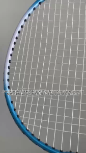 Suki Mart Steel Alloy Badminton Dual Rackets Set Middle Pole Iron Aluminum Alloy Frame for beginer