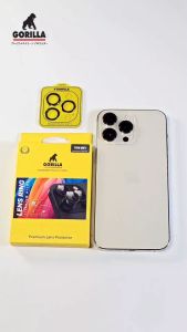 [แถมฟิล์มขอบข้าง 3M] กระจกกันรอยเลนส์ สำหรับ iPhone 15 Pro/14 Pro Gorilla Titanium Alloy Lens Protection