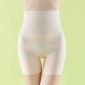 Miiow | High-Waist Seamless Postpartum Shaping Safety Pants Womens Powerful Abdomen Tummy Control Leggings Nylon Spandex Blend