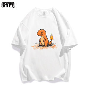 Bandai | 2026 Pok É Mon Creative Graffiti Collaboration Short Sleeve T-shirt for Parent Child Summer Cotton Half Sleeve Casual