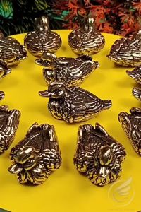 Decor Mini Tượng Đồng Nhỏ Chim Uyên Ương Trang Trí Thủy Sinh Tiểu Cảnh Bằng Đồng Thau - Đồ Đồng Thuận Tâm