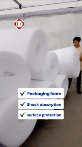 0.5mm 1mm 2mm 3mm (30cm x 10 meters) PE foam Roll for packaging shock absorption surface protection and floor underlayment for moisture barrier.