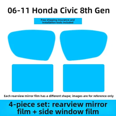 TAIJIXIANG | Rainproof Side Mirror Film For Honda Civic Rearview Mirror