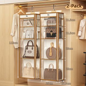 QIOEROUL | Space-Saving Divider Dust-Protective Handbag Organizer