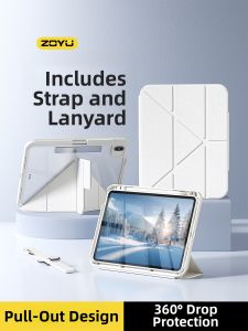 Zoyu | Detachable Protective iPad Case For Air & Pro With Strap Slot And Pen Holder