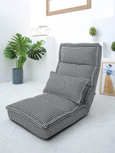 โซฟาผู้ชายสบาย ๆ แบบลำลอง โซฟาญี่ปุ่น โซฟาสำหรับนอน อุปกรณ์ตกแต่งบ้าน โซฟาแบบนอนสบาย ๆ โซฟาแบบนอนสบาย ๆ สำหรับนอน