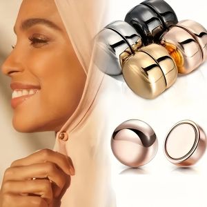 Bộ Kẹp Từ Tính Thời Trang Cho Áo Sơ Mi Và Quần - 2/4 Chiếc Phụ Kiện Tháo Lắp Nhỏ Gọn Cho Cổ Áo Tay Áo Khăn Quàng Cổ Trang Trí Nút Nhiều Màu Sắc