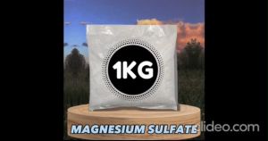Epsom Salt (Magnesium Sulfate) 1kg Plant fertilizer Garden supplement Soil amendment Boost growth Overall plant health