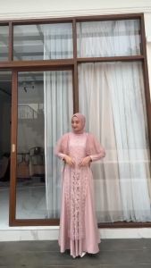 COD BEST SELLER LADY DRESS SILK TILLE POLOS BUSUI FRIENDLY DRESS KONDANGAN MEWAH DRESS PESTA WISUDA DRESS SERAGAMAN KELUARGA BRIDESMAID