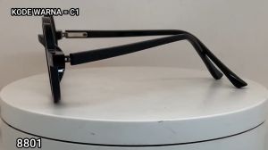 FRAME KACAMATA PRIA / WANITA FULL FRAME 8801 / FRAME PAKET Full Frame Ringan Stainless Steel Kacamata Tanpa Nosepad Frame Kacamata Warna Abu-Abu Aksesori Kacamata Gratis - Lazada