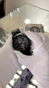 นาฬิกาข้อมือผู้ชาย SUBMARINE แท้100% กันน้ำ US Submarine หน้าแว่นส้ม