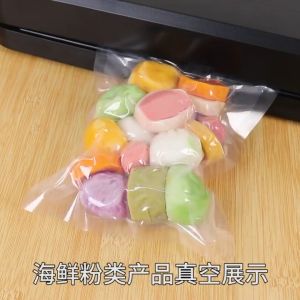 Plastic Sealer Packaging 100pcs For Vacuum Sealer Pouches & Food Storage Bags Roll Heavy Duty Vacuum Sealing Pouches