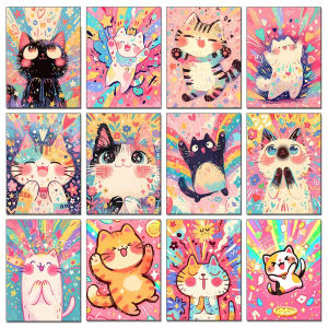 1000Pieces Jigsaw Puzzle Cat And Dog Cartoon Animal Art For Adults Great Weekend Relaxation And Family Fun
