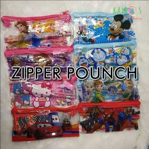 Alat Tulis Set Karakter - Zipper Pouch