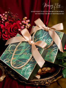 กล่องใส่ขนมแต่งงาน กระเป๋าถือ ของขวัญวันเกิด บรรจุภัณฑ์ 2 หยวน กระดาษถุง กล่องใส่ขนม กล่องใส่ของขวัญ กล่องใส่ของขวัญ