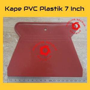 Kape PVC Scraper 7 Inch / Skrap Plastik Alat Dempul 17.5CM
