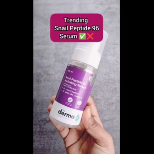 The Derma Co. Snail Peptide 96 Hydrating Serum with Niacinamide & Peptide Complex for Smooth & Moisturized Skin | Snail Mucin Serum | Dull Skin & Fine Lines Korean Skincare - 30 ml