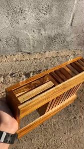 15 เล่ม กล่อง ผ่าตัด กล่องเสียบมีด เสียบมีดไม้สัก ที่เสียบมีด