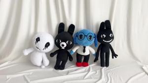 Bandai | New Horror Animal Hospital Plush Toy Blue Dog Soft Stuffed Cartoon Doll Collectible for Adult Fans Home Decoration Cuddly Gift