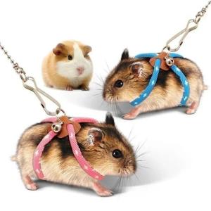 1 Pcs New Small Pet Adjustable Soft Strap Leash Bird Parrot Mouse Hamster Ferret Rat Pet Pig Leash Leash Home Pet Supplies