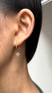 Anting Emas 375 Model Kait Ring 05 - 07 Gram