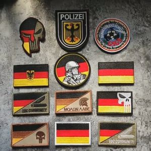 Patch vải velcro cờ Mỹ_USA dán ba lô nón quần áo túi xách