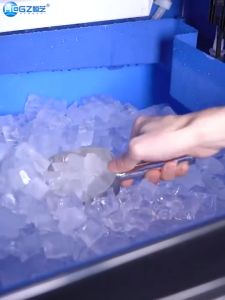 Electric Ice Maker Machine Commercial with Large Capacity for Restaurant / Cafe / Home / Mesin Pembuat Ais