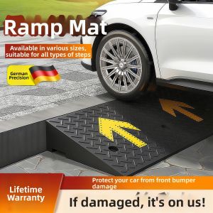 Car Ramp Speed Bumper Plastic Rubber Broadened