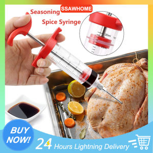 Seasoning Spice Syringe Kitchen Cooking Tool Stainless Steel Needle Marinades Seasoning Spices Sterile Syringes Kitchen Cooking Tools Accessories Stainless Steel Needles