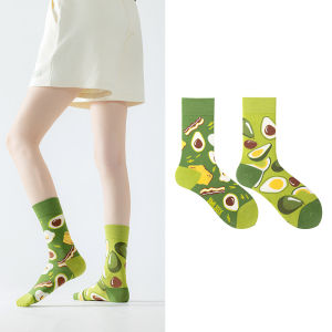 Colorful Asymmetrical Ankle Socks