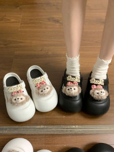 Womens Thick Bottom Sandals Summer Outdoor Fashionable Slip-On Anti-Slip Beach Shoes Clog Style Half Slippers Comfortable