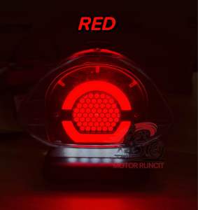 YAMAHA LC135 V1 REAR LAMP LED LC135 LAMPU BELAKANG MATA GABAN LC135 MODIFY LED LIGHTS PNP LC 135 V1 REAR LAMP