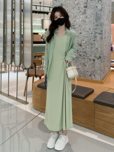 French Sweet Sling Dress New Chinese Sun Protection Shirt Outfit Womens Summer This Year Popular Beautiful Suit Skirt