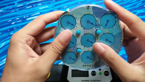 Sengso Magic Clock Speed Puzzle | WCA Competition-Ready Speedcube Clock for Speedcubing & Brain Games