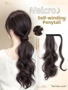 TIANZHEN | Low High Ponytail Womens Self-Adhesive Hair Extension