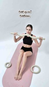 FAB Beam - FabFigures Balance Beam บาร์เบล พิลาทิส หุ้มด้วยซิลิโคน สไตล์มินิมอล