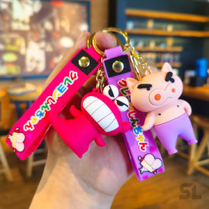 Crayon Shin Chan Anime Figures Cartoon Keychain Car Key Ring Decor Backpack Accessories Decoration Jewelry Gifts for Children