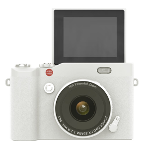 4K Digital Camera 16X Digital Zoom CCD Retro Video Recorder 2.4 Inch 180° Flip Screen Selfile Compact Digital Photography Camera